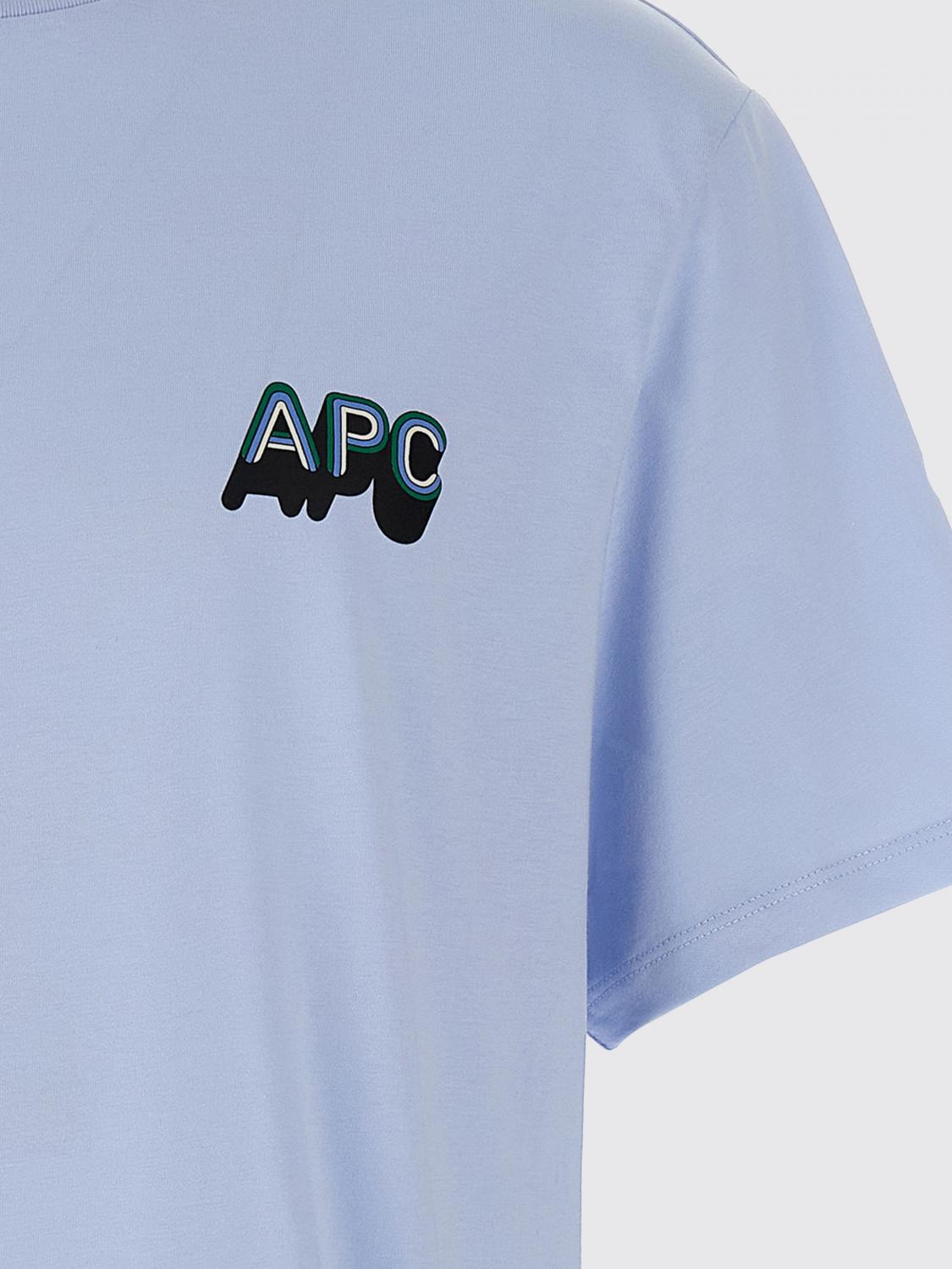 A.P.C. CAMISETA: Camiseta hombre A.P.C., Azul Oscuro - Img 3