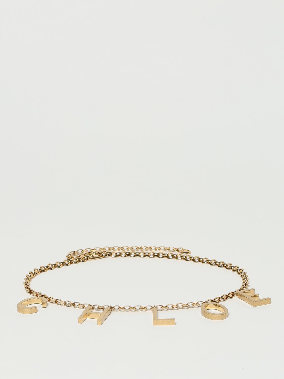 ベルト CHLOE Woman Belt Gold CH25ABJ41CB7 9DC CHLOÉ: Belt woman - Gold | Chloé belt CH25ABJ41CB7 online at