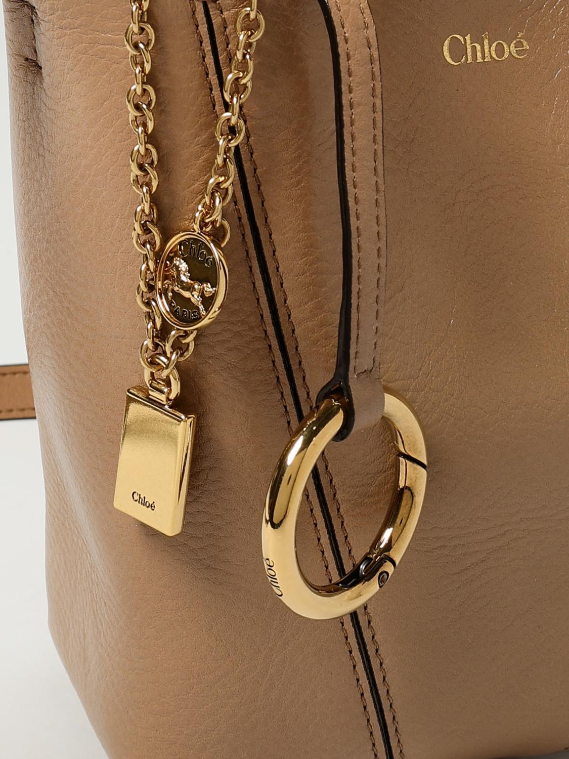 CHLOÉ: Handbag woman - Beige | Chloé handbag CH25SS812N84