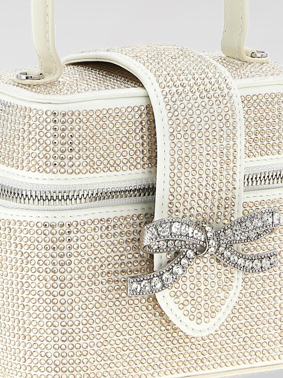 バッグ・カバンその他 SELF-PORTRAIT Woman Mini bag White PF25309CH CHAMPAGNE SELF-PORTRAIT: Shoulder bag woman - White | Self-Portrait