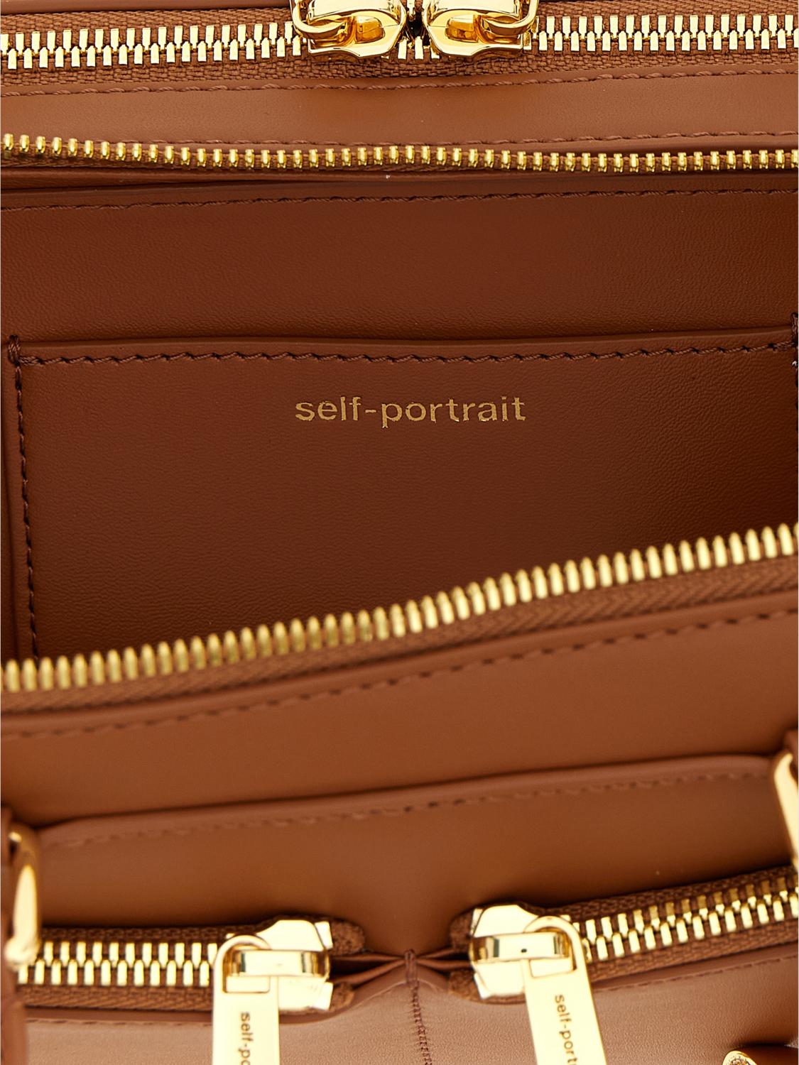 ショルダーバッグ・ポシェット SELF-PORTRAIT Woman Shoulder bag Brown PF25315T TAN SELF-PORTRAIT: Shoulder bag woman - Brown | Self-Portrait
