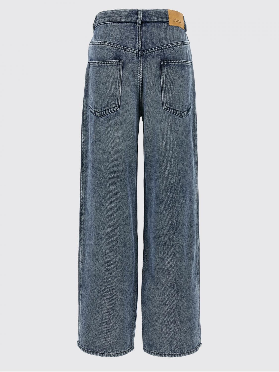 ISABEL MARANT VAQUEROS: Vaquero mujer Isabel Marant, Azul Oscuro - Img 2