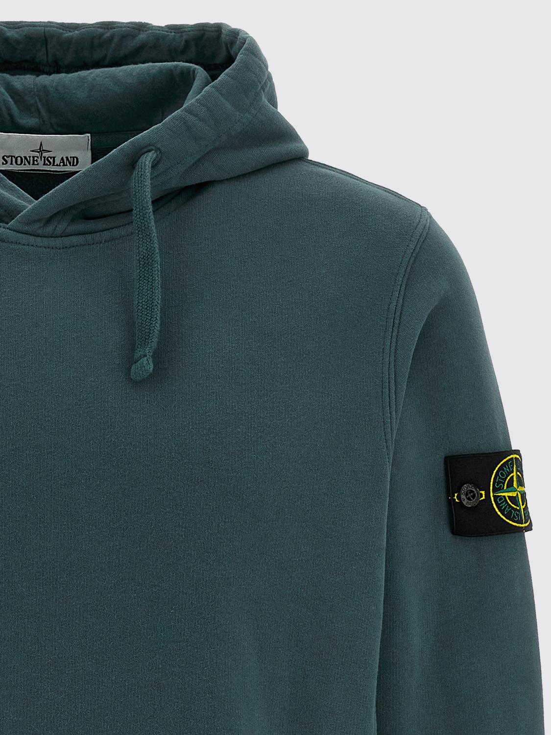 STONE ISLAND 卫衣: 卫衣 男士 Stone Island, 祖母绿 - Img 3