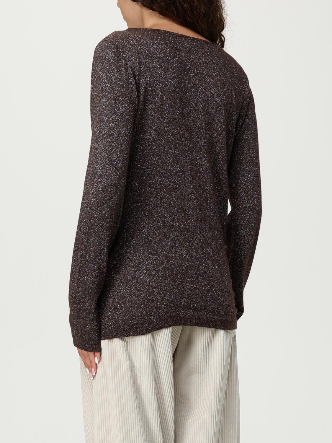BRUNELLO CUCINELLI SWEATER: Top woman Brunello Cucinelli, Brown - Img 3