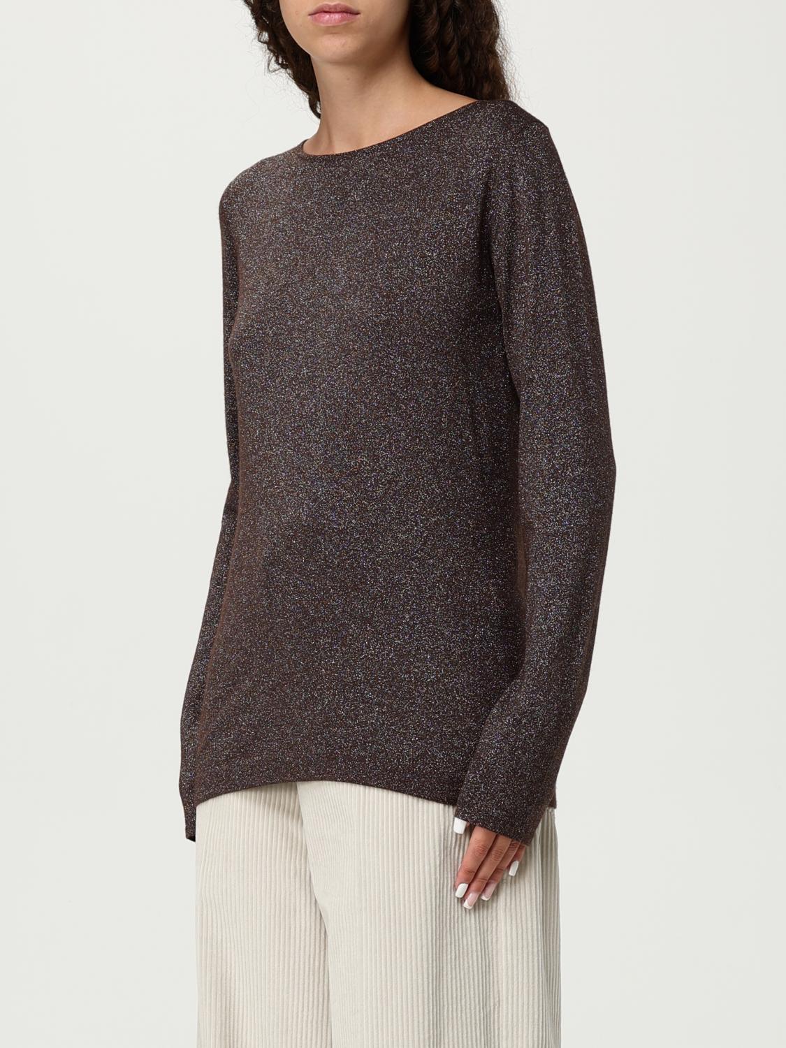 BRUNELLO CUCINELLI SWEATER: Top woman Brunello Cucinelli, Brown - Img 4