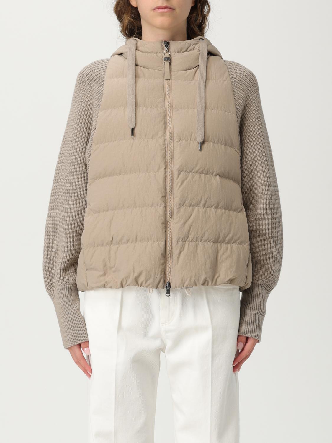 ジャケット BRUNELLO CUCINELLI Woman Jacket Beige MD5997699P C9123 BRUNELLO CUCINELLI: Jacket woman - Beige | Brunello