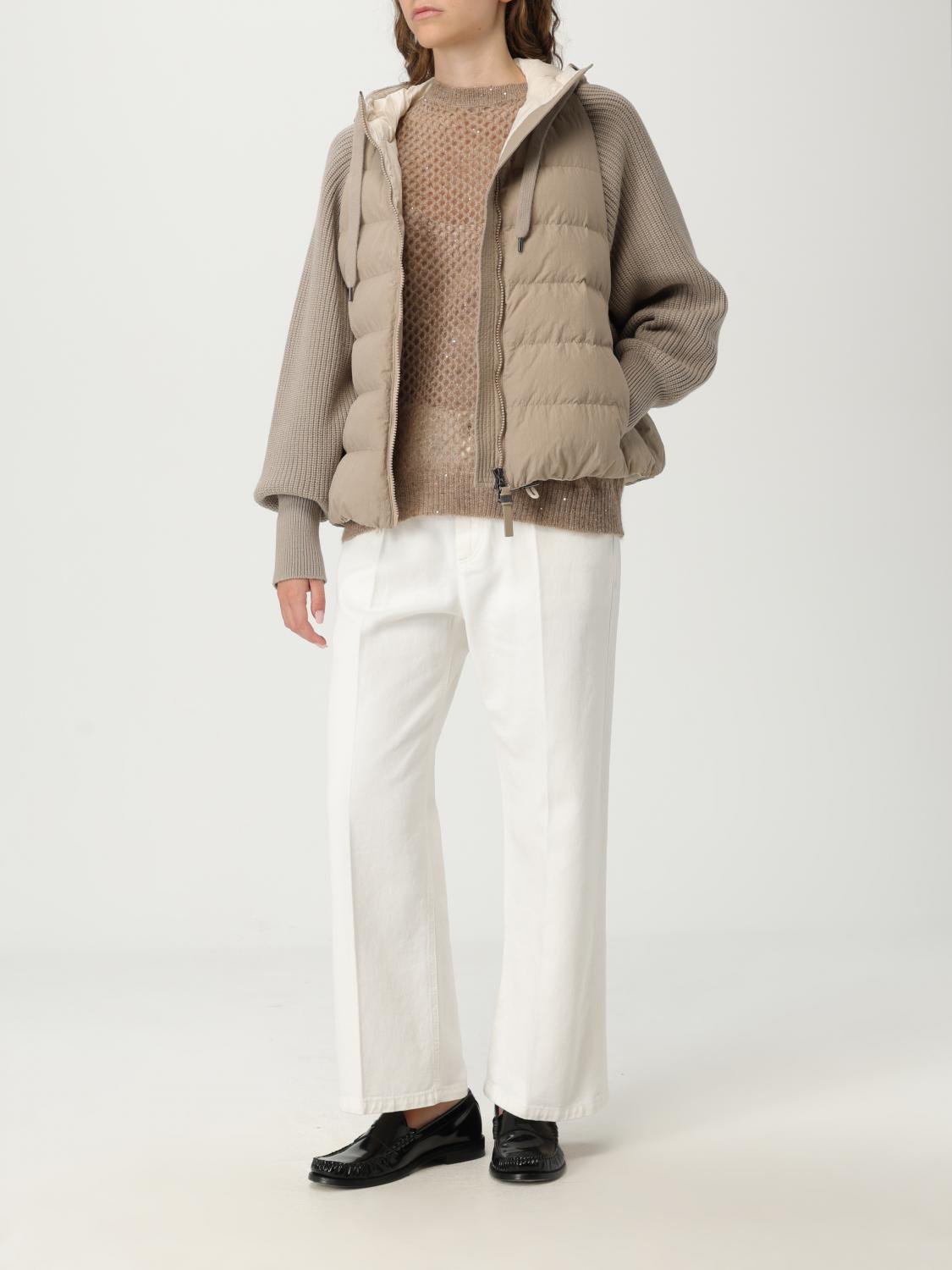 ジャケット BRUNELLO CUCINELLI Woman Jacket Beige MD5997699P C9123 BRUNELLO CUCINELLI: Jacket woman - Beige | Brunello