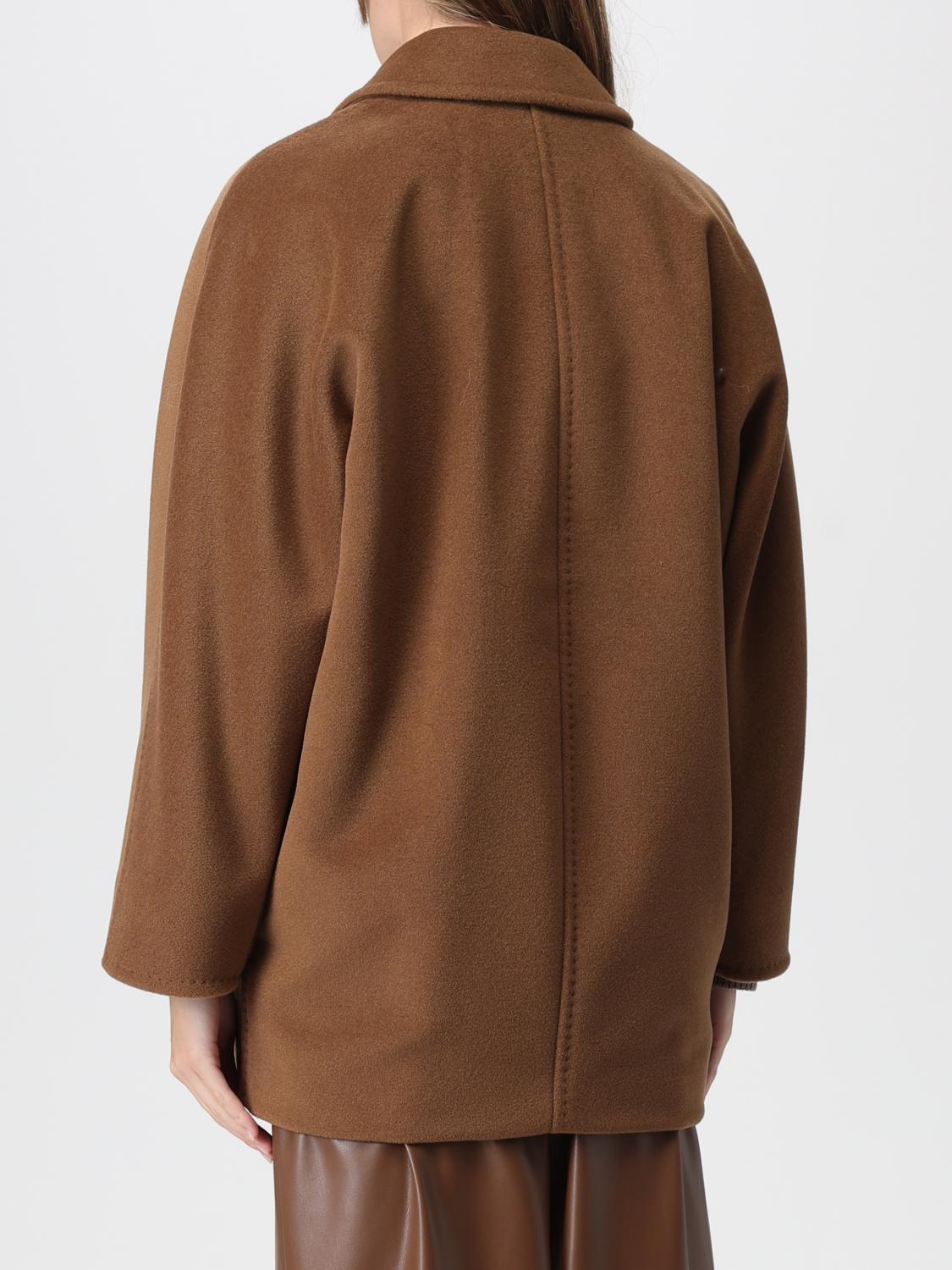 MAX MARA COAT: Jacket woman Max Mara, Tobacco - Img 3