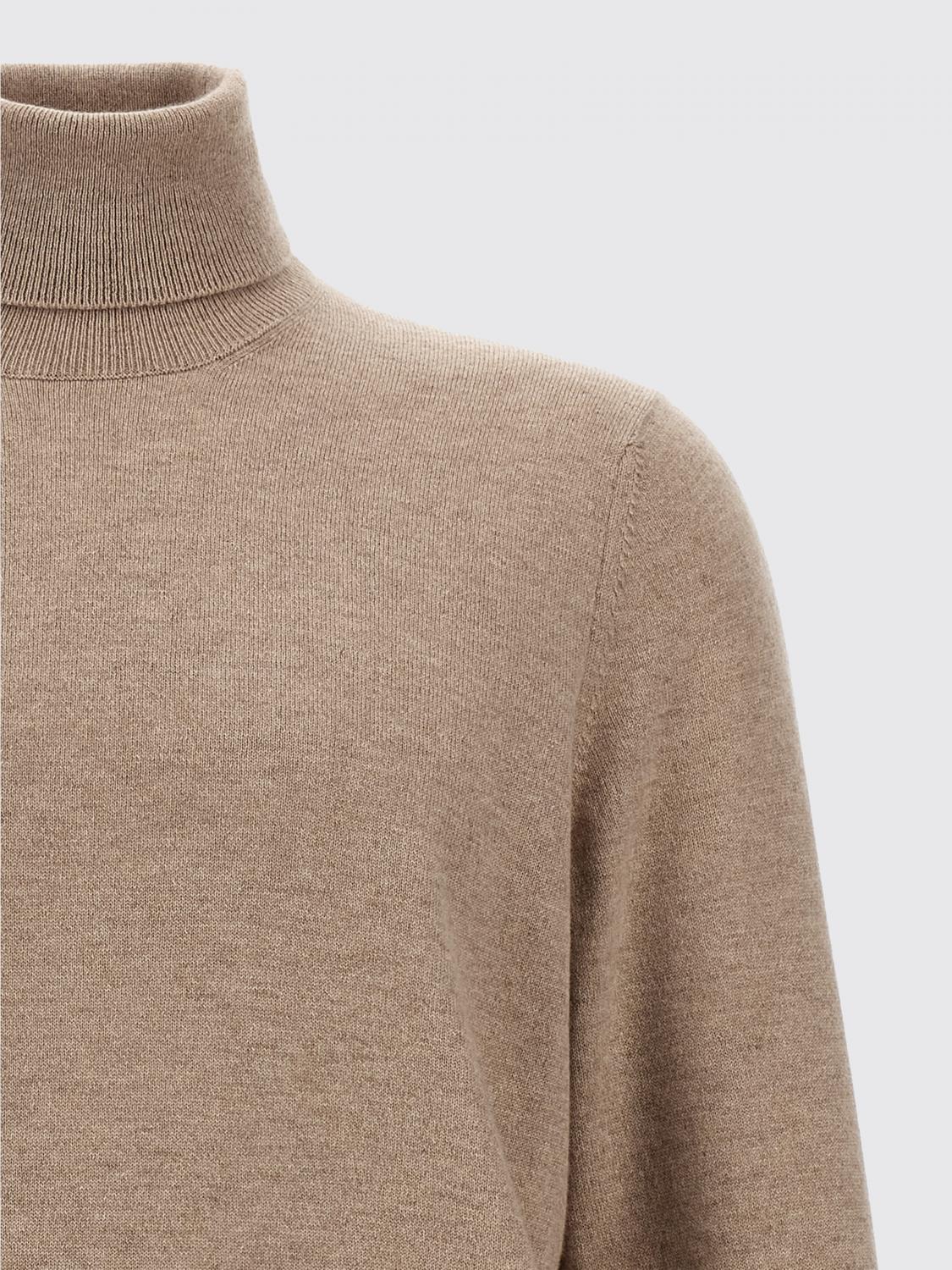 BRUNELLO CUCINELLI PULLOVER: Pullover herren Brunello Cucinelli, Beige - Img 3