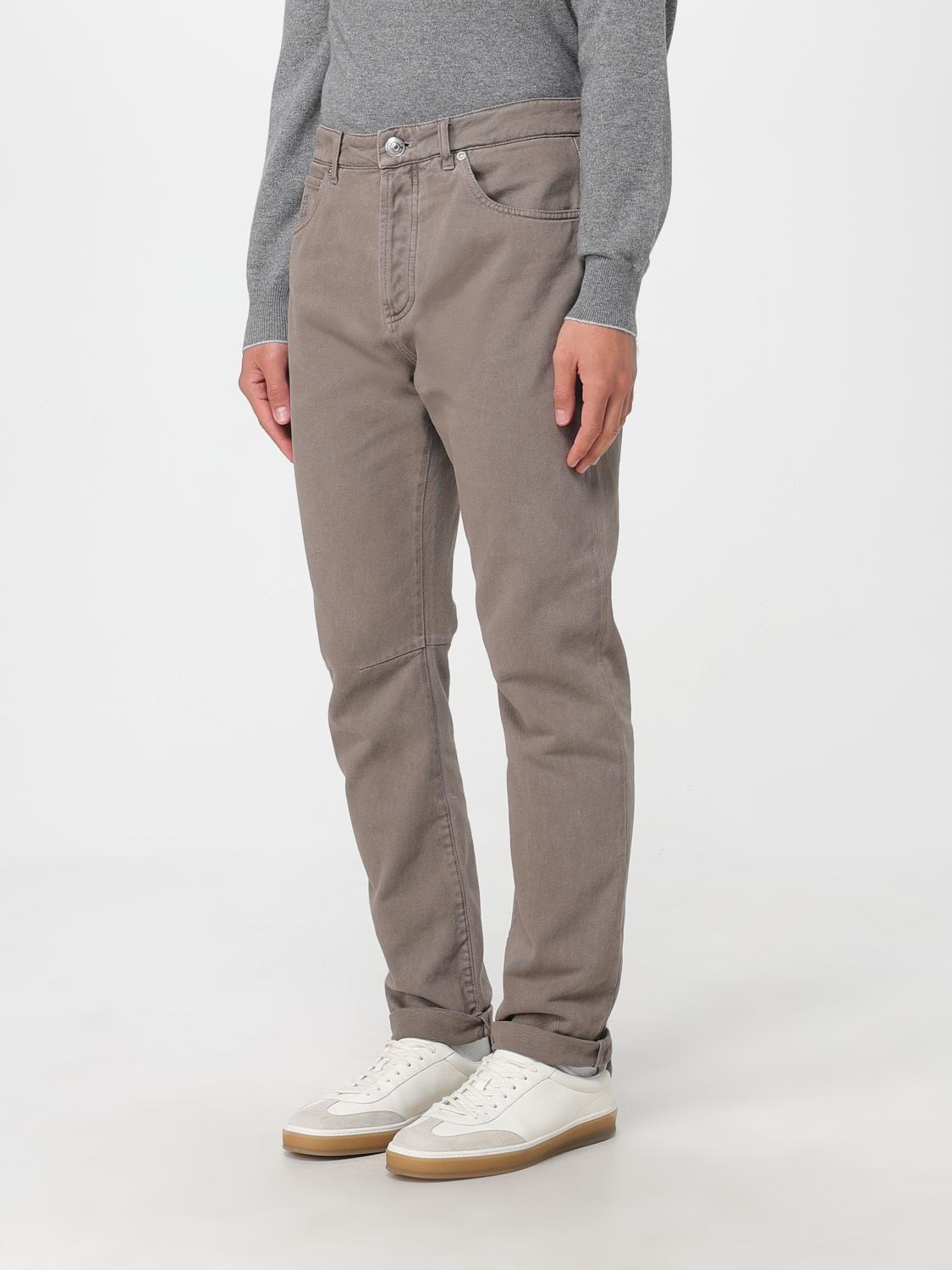 BRUNELLO CUCINELLI JEANS: Jeans Brunello Cucinelli in denim , Tortora - Img 4