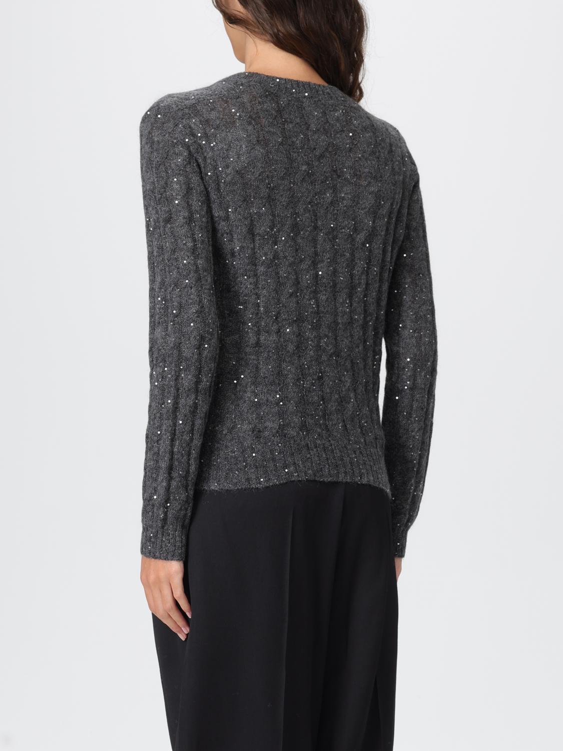 BRUNELLO CUCINELLI JERSEY: Jersey mujer Brunello Cucinelli, Plomo - Img 3