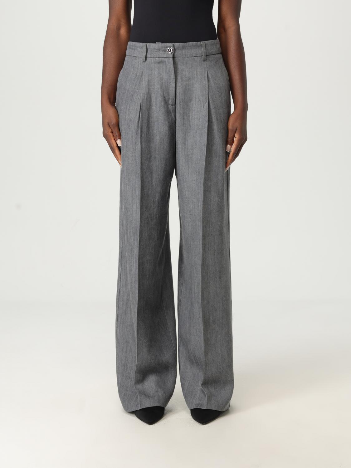 パンツ LIU JO Woman Pants Grey UF5144D0266 87457 LIU JO: Pants woman - Grey | Liu Jo pants UF5144D0266 online