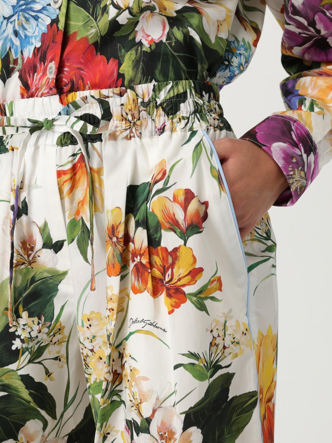 DOLCE & GABBANA: Pants woman - Multicolor | Dolce & Gabbana