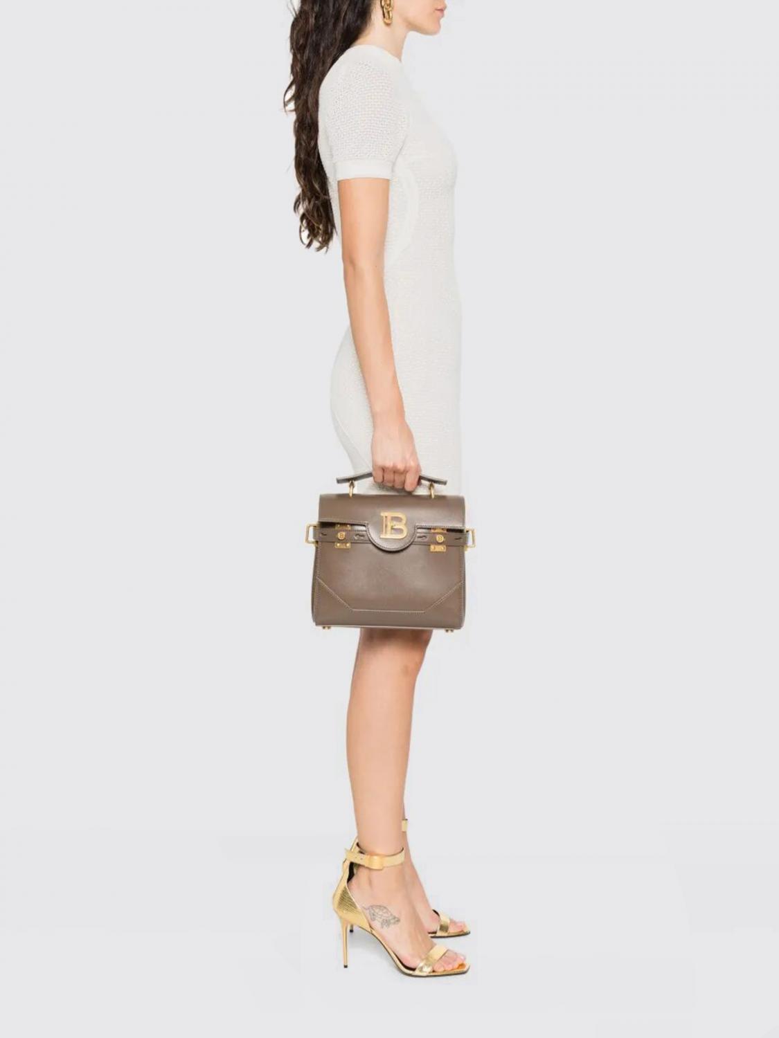 ショルダーバッグ・ポシェット BALMAIN Woman Crossbody bags Kaki FN1DB526LSLX 7AQ BALMAIN: Shoulder bag woman - Kaki | Balmain crossbody bags