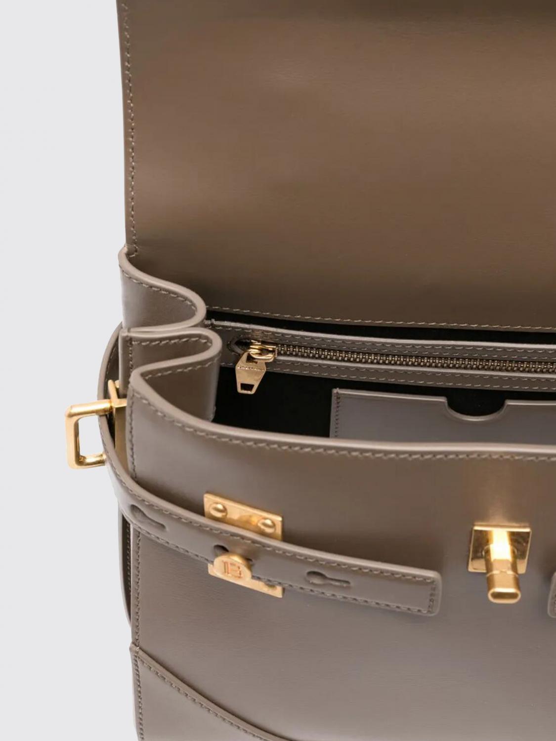 ショルダーバッグ・ポシェット BALMAIN Woman Crossbody bags Kaki FN1DB526LSLX 7AQ BALMAIN: Shoulder bag woman - Kaki | Balmain crossbody bags