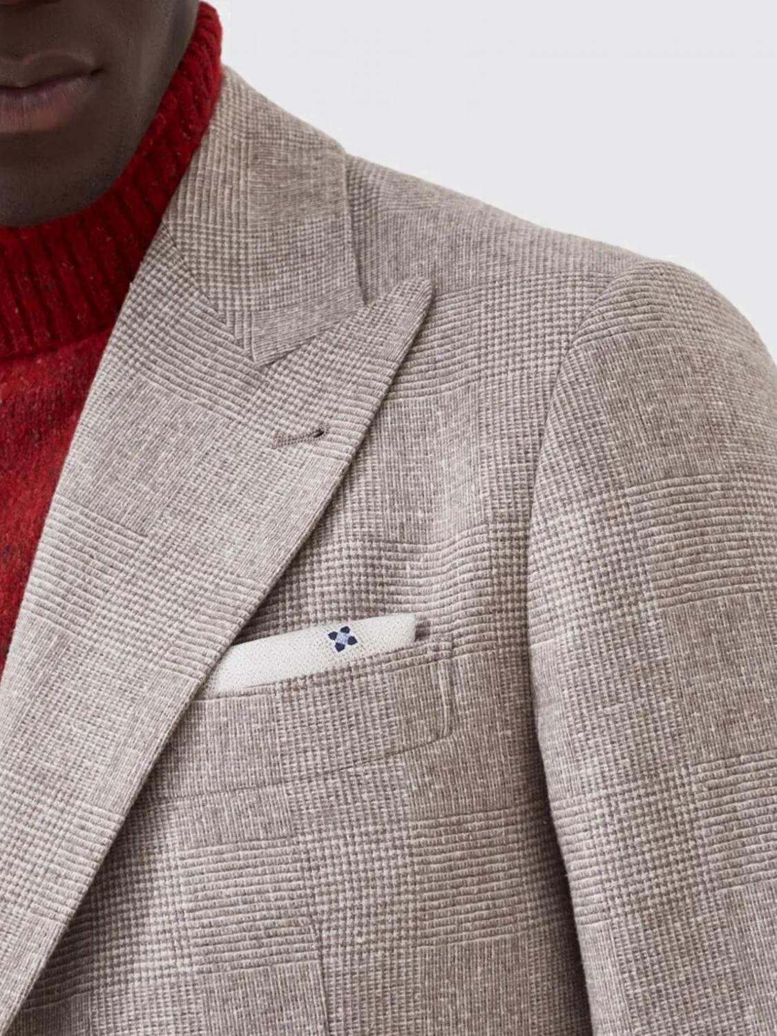 BRUNELLO CUCINELLI 포켓 스퀘어: 넥 스카프 남성 Brunello Cucinelli, 멀티컬러 - Img 2