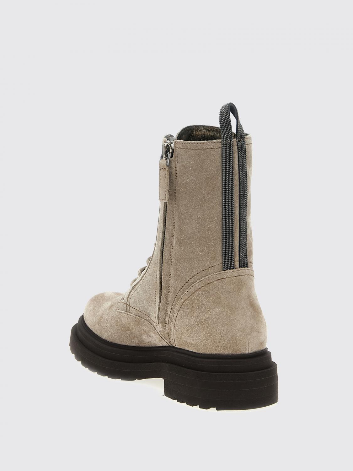 BRUNELLO CUCINELLI BOOTS: Shoes woman Brunello Cucinelli, Grey - Img 3