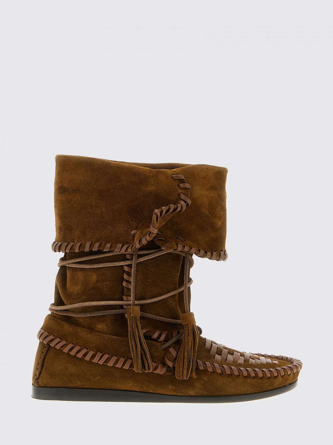 ISABEL MARANT САПОГИ: Сапоги Женское Isabel Marant, Коричневый - Img 1