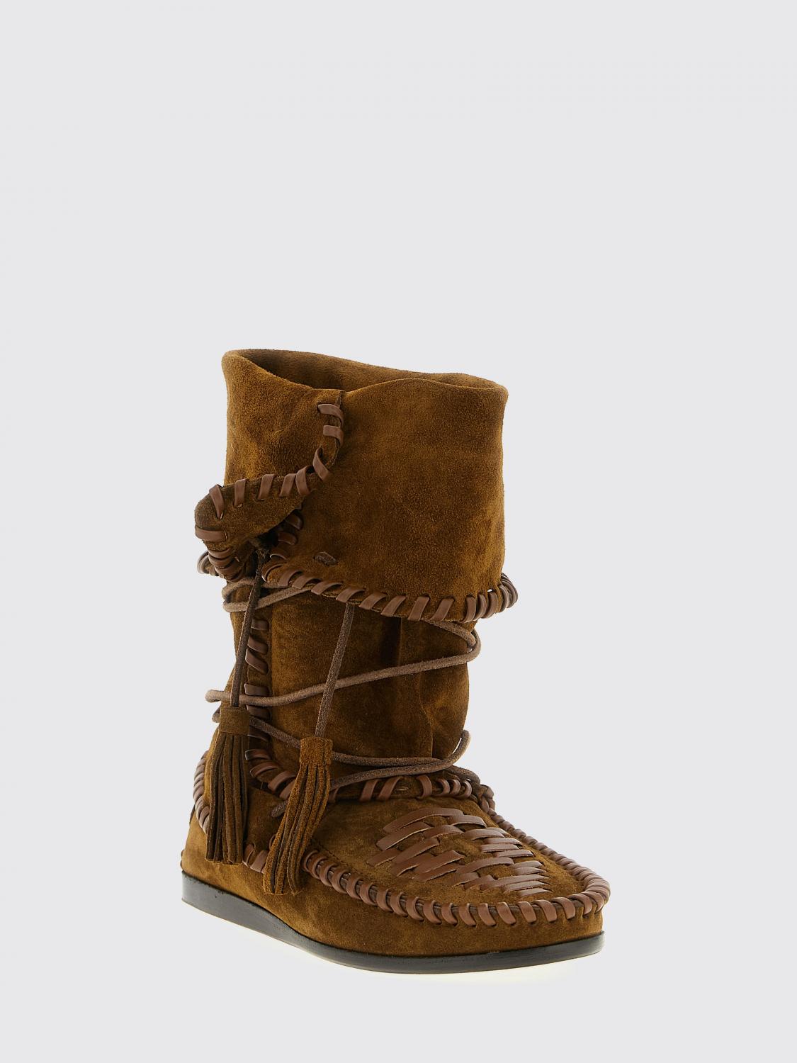 ISABEL MARANT САПОГИ: Сапоги Женское Isabel Marant, Коричневый - Img 2