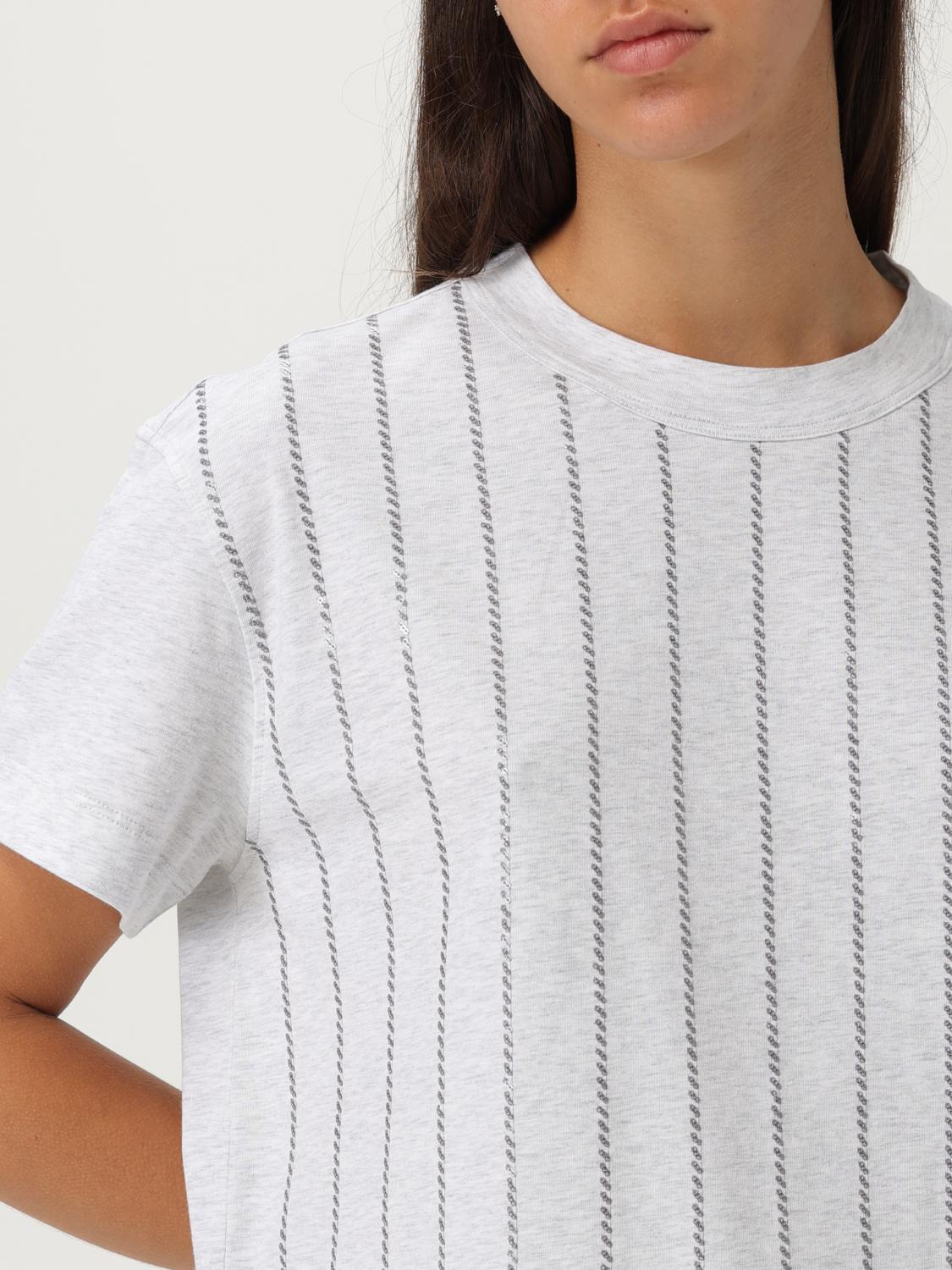 BRUNELLO CUCINELLI CAMISETA: Camiseta mujer Brunello Cucinelli, Perla - Img 5