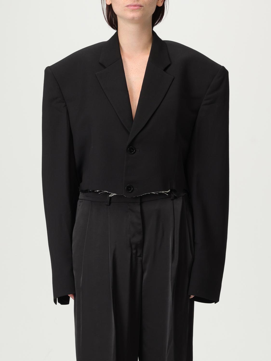 アウターその他 BALENCIAGA Woman Blazer Black 839295TRT01 1000 BALENCIAGA: Blazer woman - Black | Balenciaga blazer