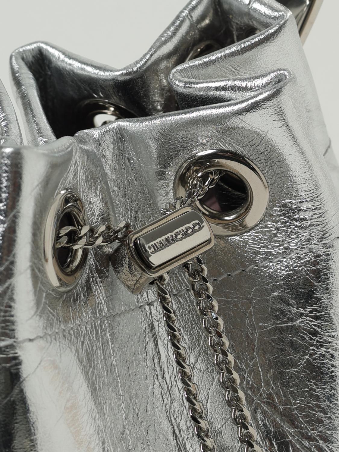 ハンドバッグ JIMMY CHOO Woman Handbag Silver B0NB0NTZZ SILVER JIMMY CHOO: Handbag woman - Silver | Jimmy Choo handbag