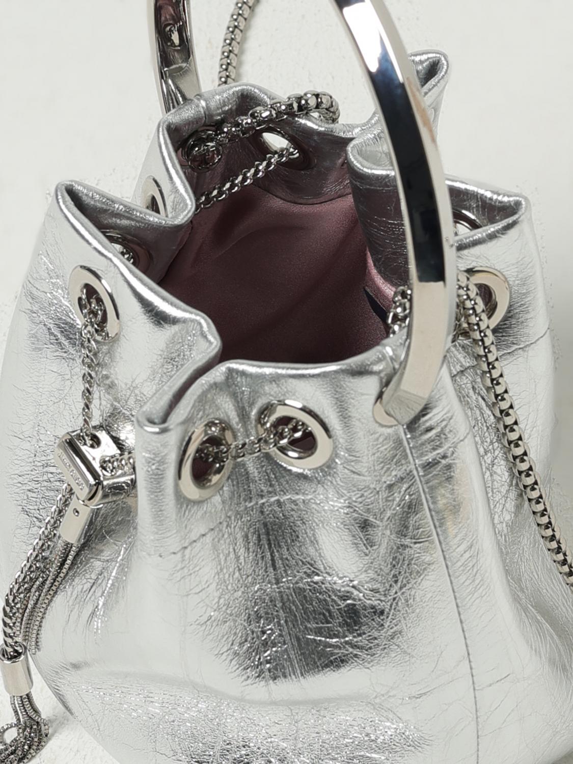ハンドバッグ JIMMY CHOO Woman Handbag Silver B0NB0NTZZ SILVER JIMMY CHOO: Handbag woman - Silver | Jimmy Choo handbag