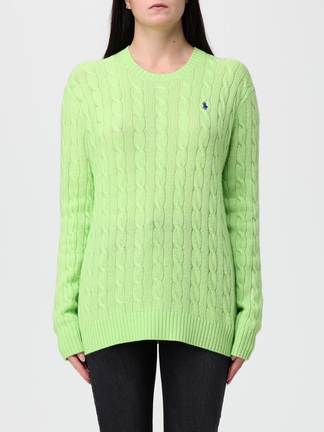 POLO RALPH LAUREN PULLOVER: Pullover damen Polo Ralph Lauren, Grün - Img 1