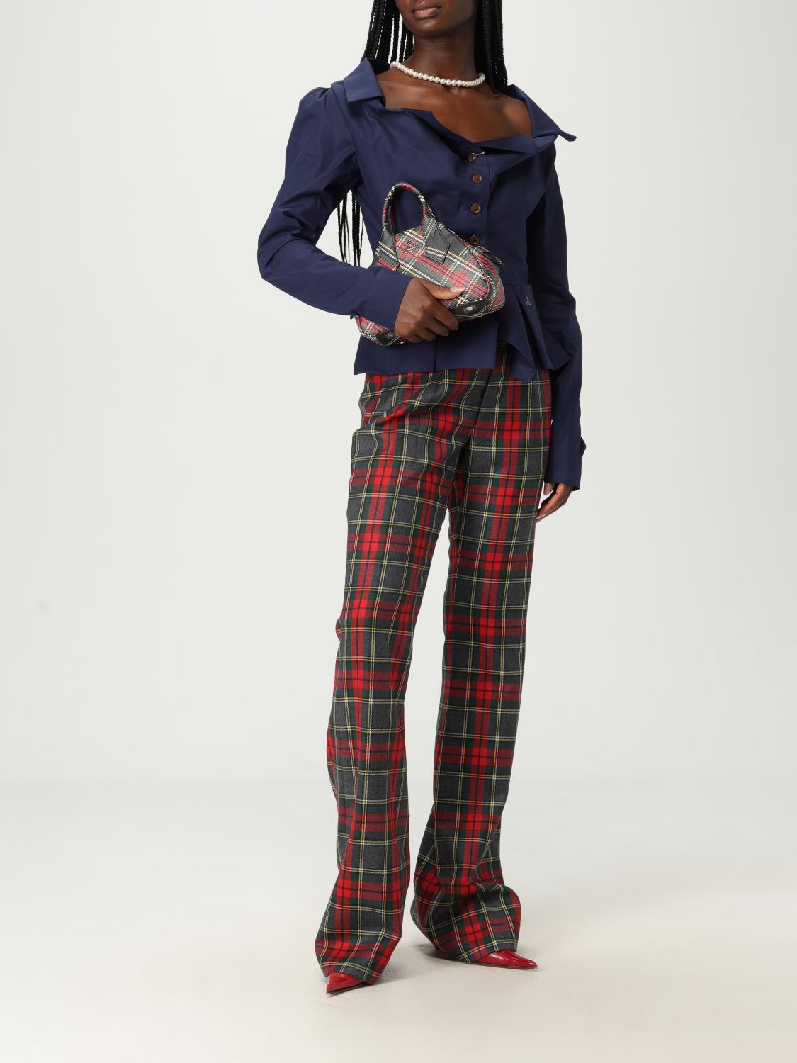 パンツ VIVIENNE WESTWOOD Woman Pants Red 1F010008W0176 H203 VIVIENNE WESTWOOD: Pants woman - Red | Vivienne Westwood