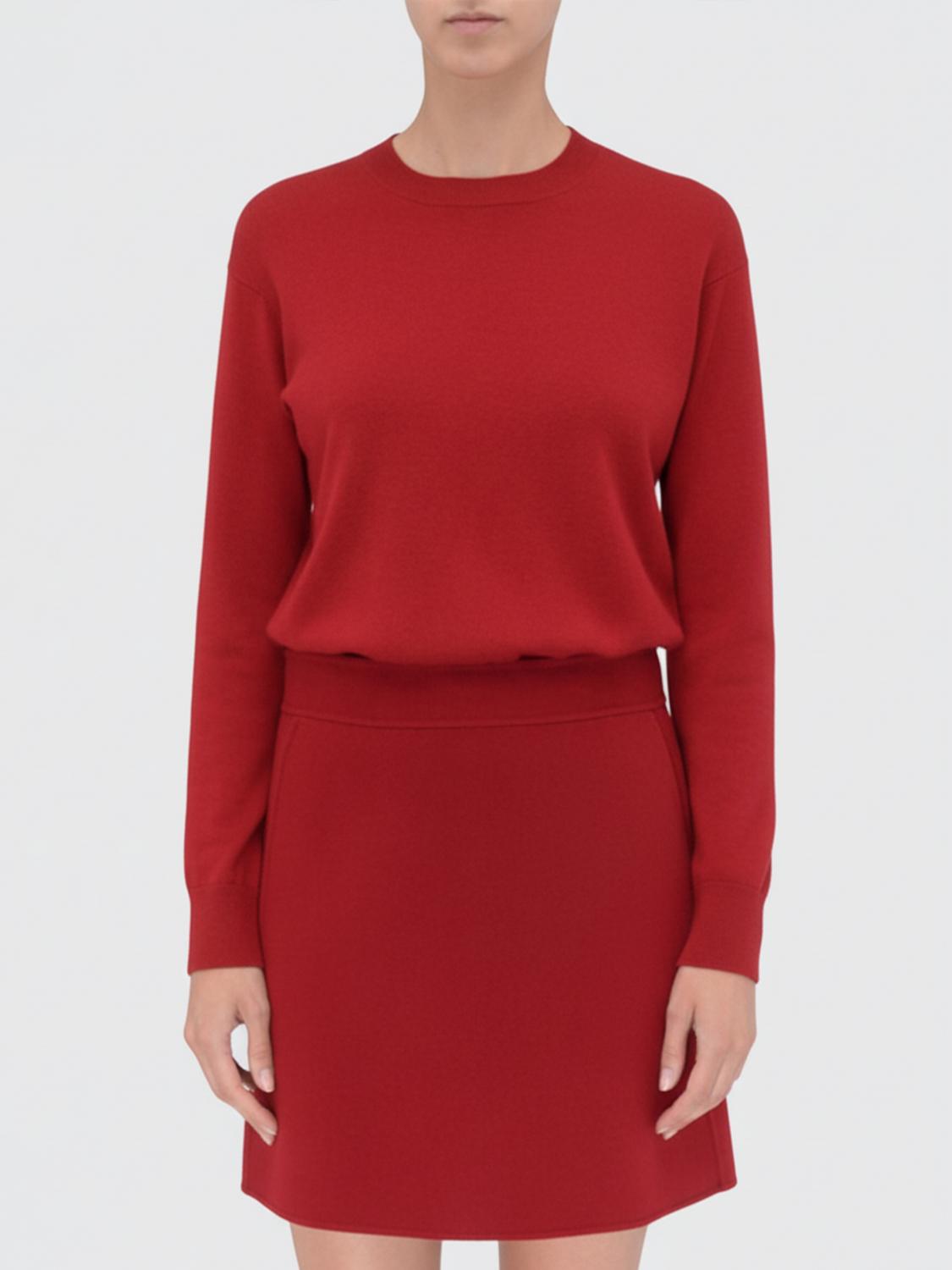 MAX MARA MAGLIA: Pullover basic Max Mara in lana , Rosso - Img 1