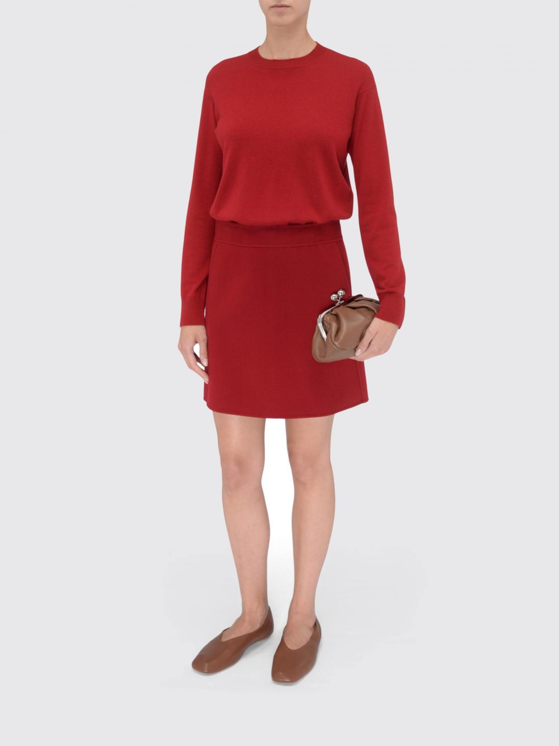 MAX MARA MAGLIA: Pullover basic Max Mara in lana , Rosso - Img 2