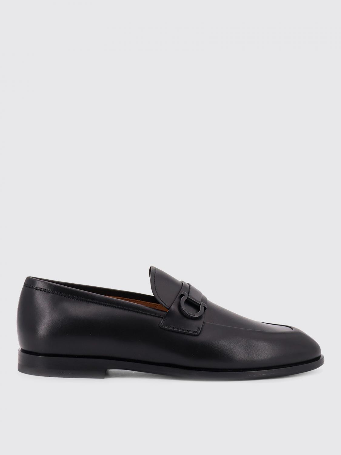 FERRAGAMO LOAFERS: Loafers men Ferragamo, Black - Img 1