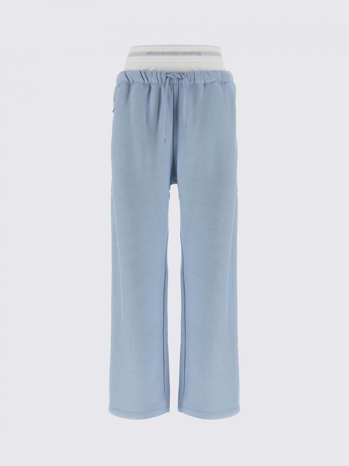 T BY ALEXANDER WANG TROUSERS: Sweat men T by Alexander Wang, Blue - Img 1