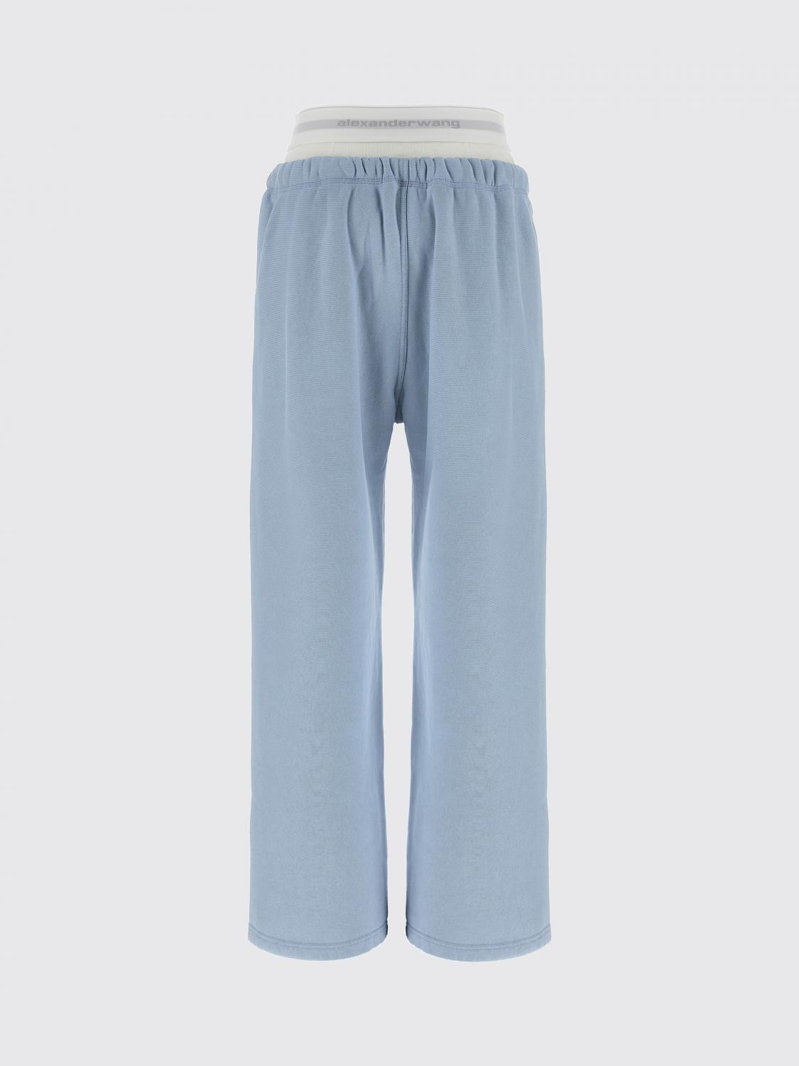 T BY ALEXANDER WANG TROUSERS: Sweat men T by Alexander Wang, Blue - Img 2
