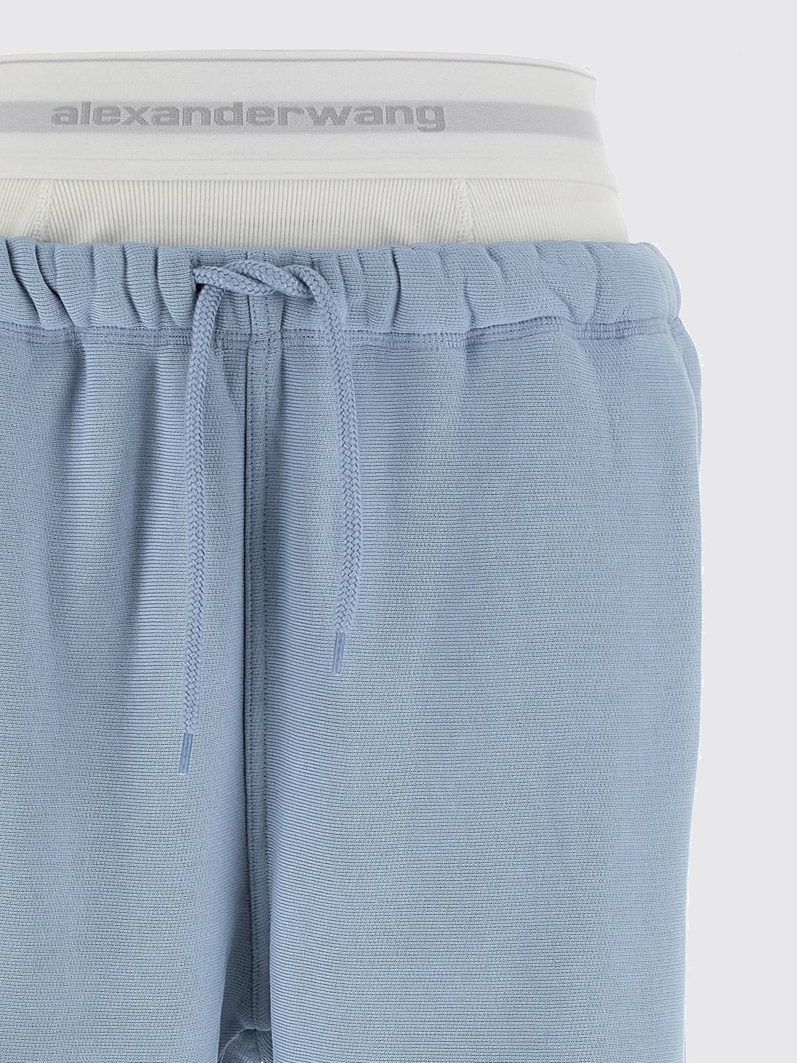 T BY ALEXANDER WANG TROUSERS: Sweat men T by Alexander Wang, Blue - Img 3