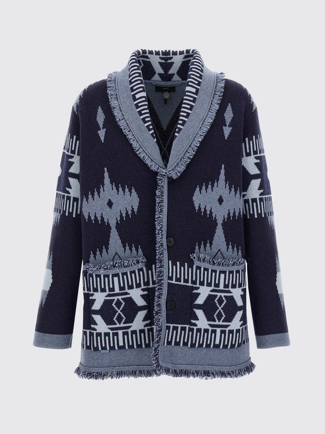 ALANUI STRICKJACKE: Strickjacke herren Alanui, Blau - Img 1