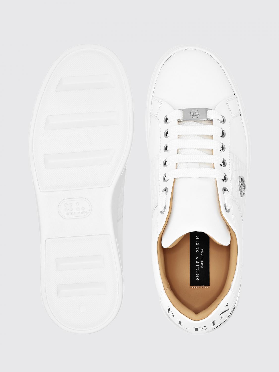 PHILIPP PLEIN BASKETS: Baskets homme Philipp Plein, Blanc 1 - Img 4