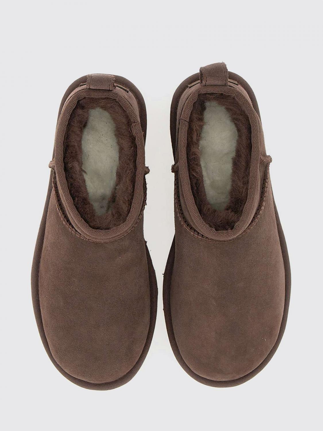 UGG BOTTES: Bottines plates femme UGG, Tabac - Img 5