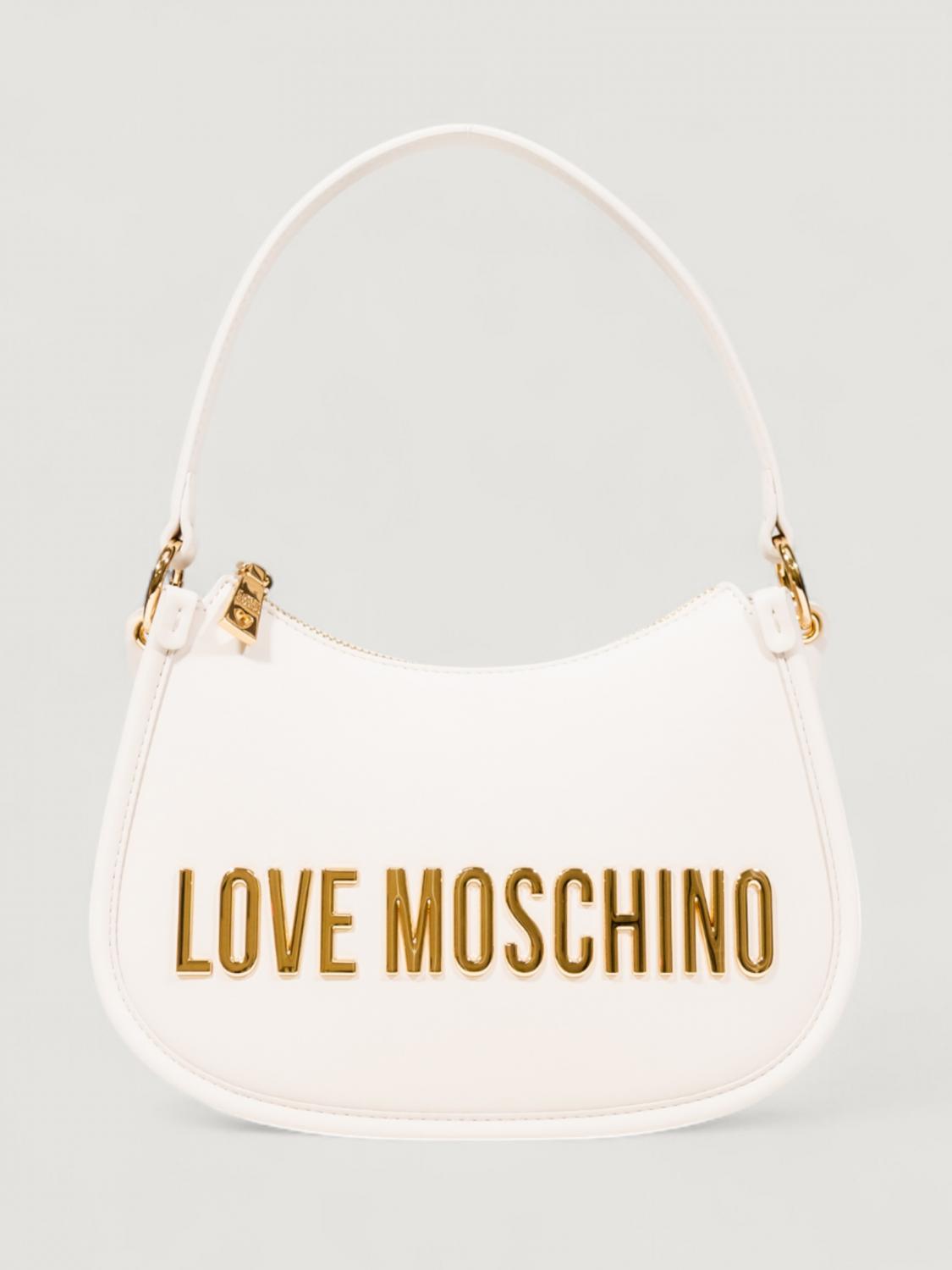 LOVE MOSCHINO SHOULDER BAG: Handbag woman Love Moschino, Ivory - Img 1