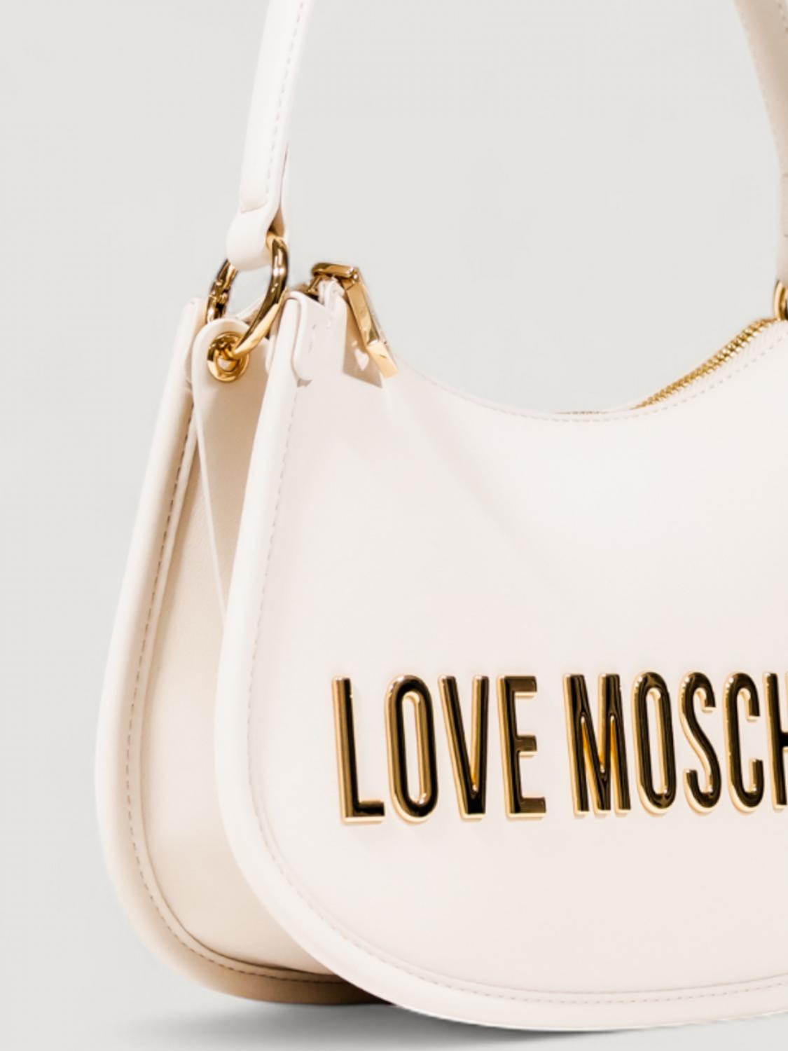 LOVE MOSCHINO SHOULDER BAG: Handbag woman Love Moschino, Ivory - Img 3