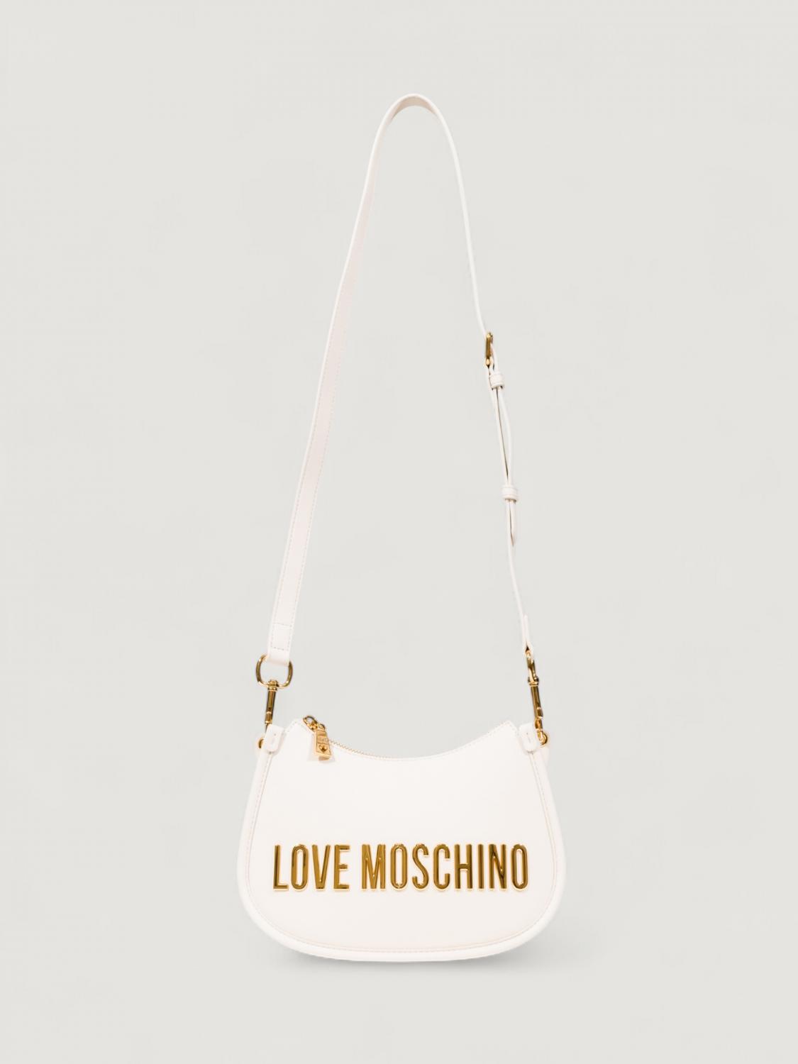LOVE MOSCHINO SHOULDER BAG: Handbag woman Love Moschino, Ivory - Img 4