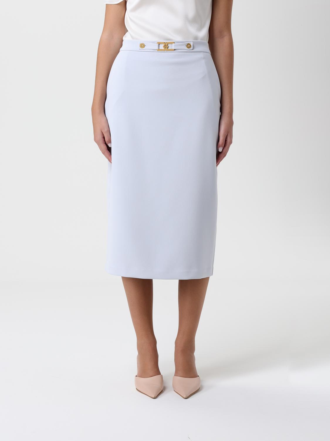 ELISABETTA FRANCHI FALDA: Falda mujer Elisabetta Franchi, Cielo - Img 1