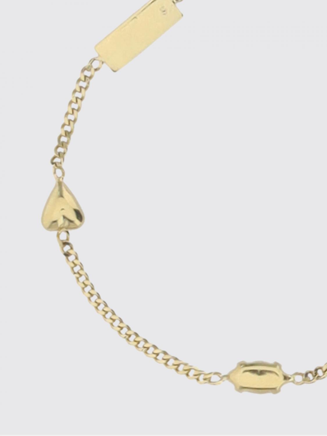 SAINT LAURENT GIOIELLO: Bracciale Cassandre Saint Laurent in ottone , Oro - Img 2