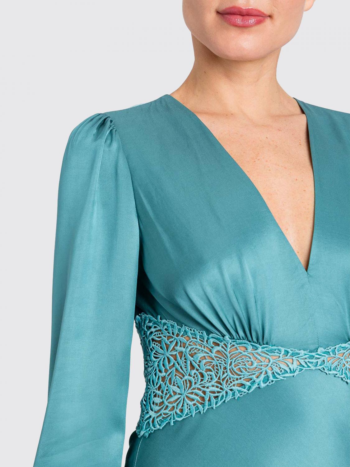 TWINSET VESTIDO: Vestido mujer Twinset, Verde Azulado - Img 3