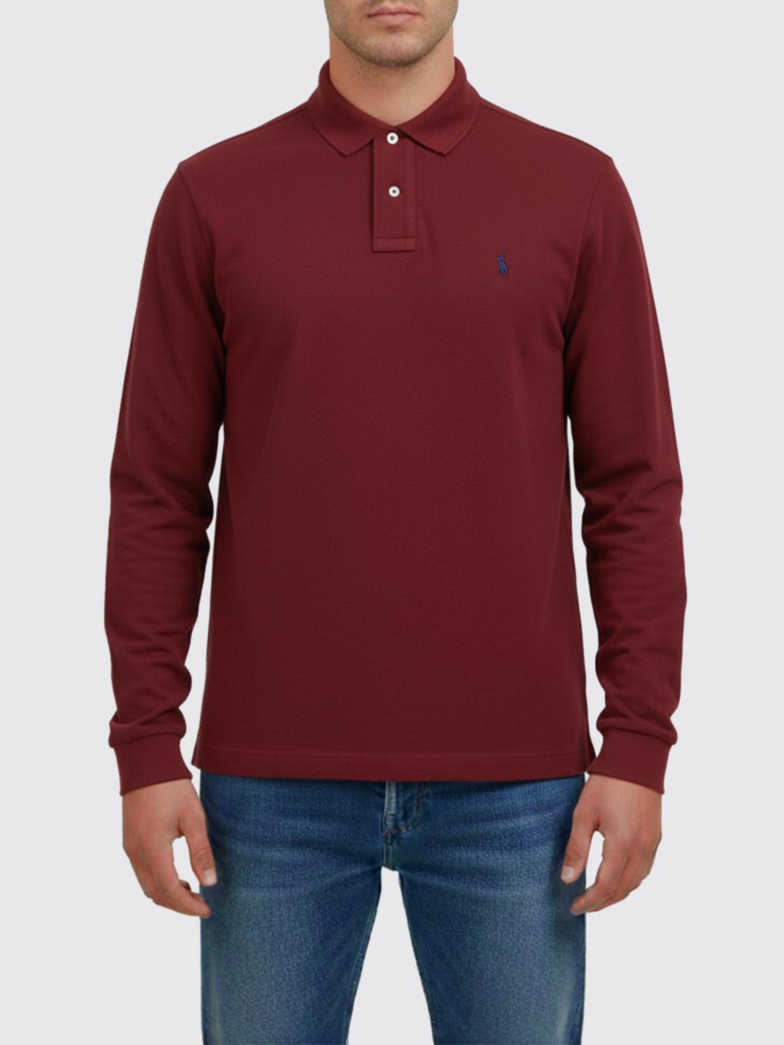POLO RALPH LAUREN POLO SHIRT: Polo shirt men Polo Ralph Lauren, Red - Img 1