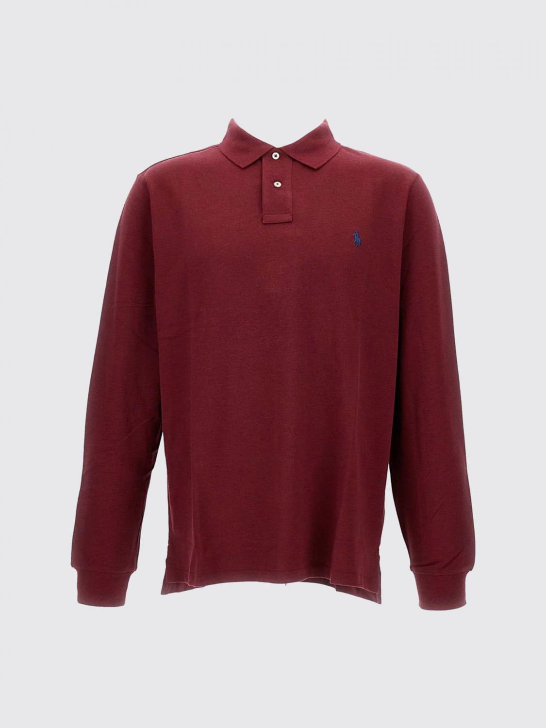 POLO RALPH LAUREN POLO SHIRT: Polo shirt men Polo Ralph Lauren, Red - Img 2