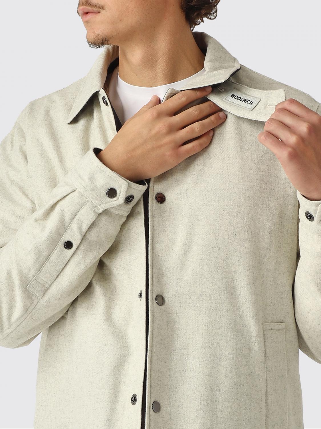 WOOLRICH 재킷: 재킷 남성 Woolrich, 밀크 - Img 3