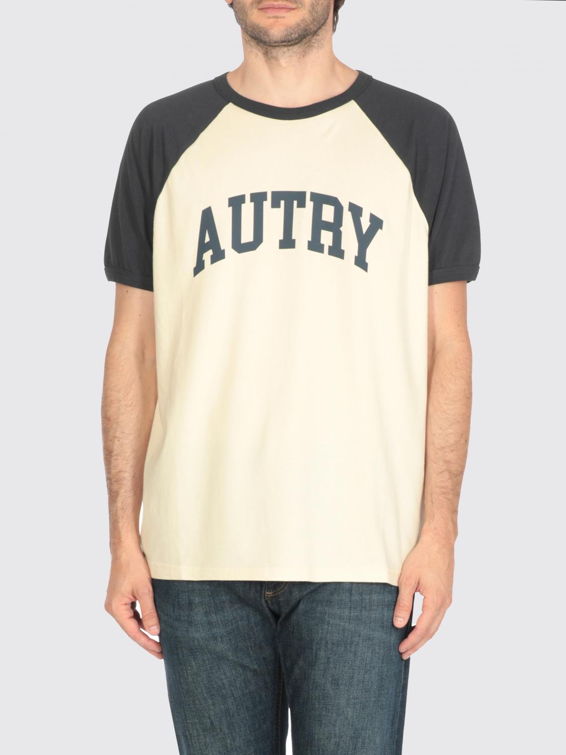 AUTRY:Tシャツ メンズ - イエロークリーム | GIGLIO.COM AUTRY:Tシャツ メンズ - イエロークリーム | GIGLIO.COM