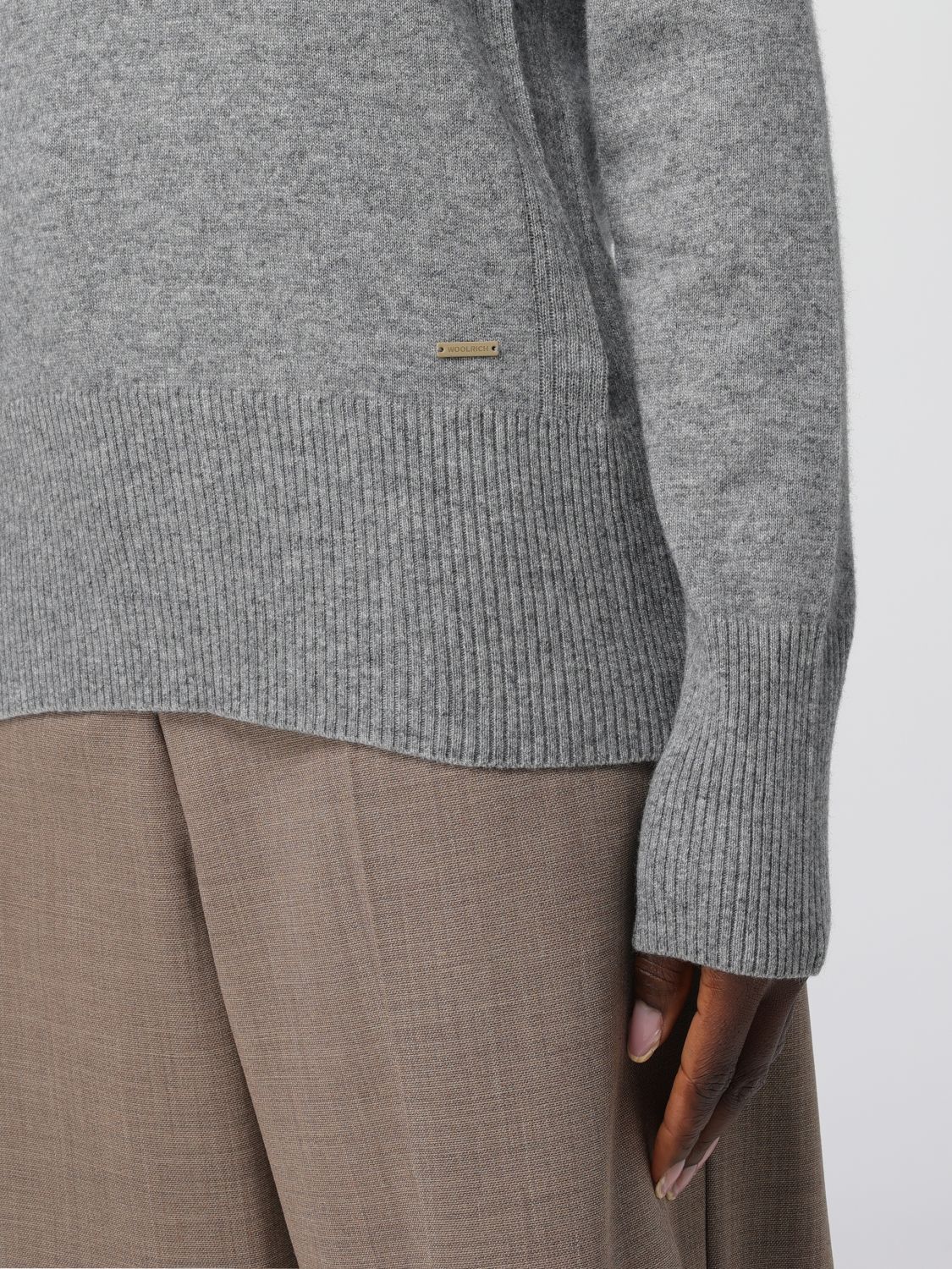 WOOLRICH PULLOVER: Pullover damen Woolrich, Grau - Img 3
