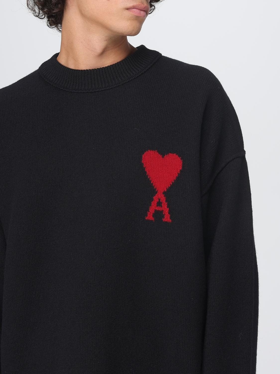 ami♡*°　1225 Heart Logo Wool Sweater – MAYFEYR